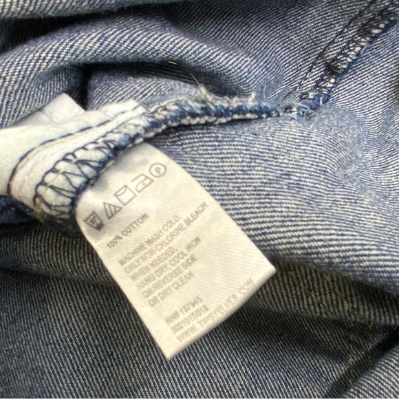 TIPSY Elves Women’s Size XXL Freedom Denim  Overalls/American Flag, 4th of July. - Picture 4 of 6